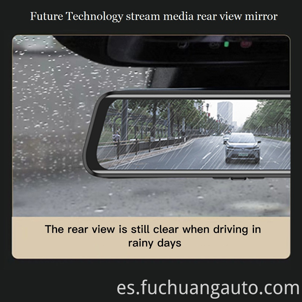 Stream Media Rear View Mirror